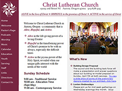 Christ Lutheran Church, Aurora Oregon