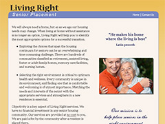 Living Right Senior Placement
